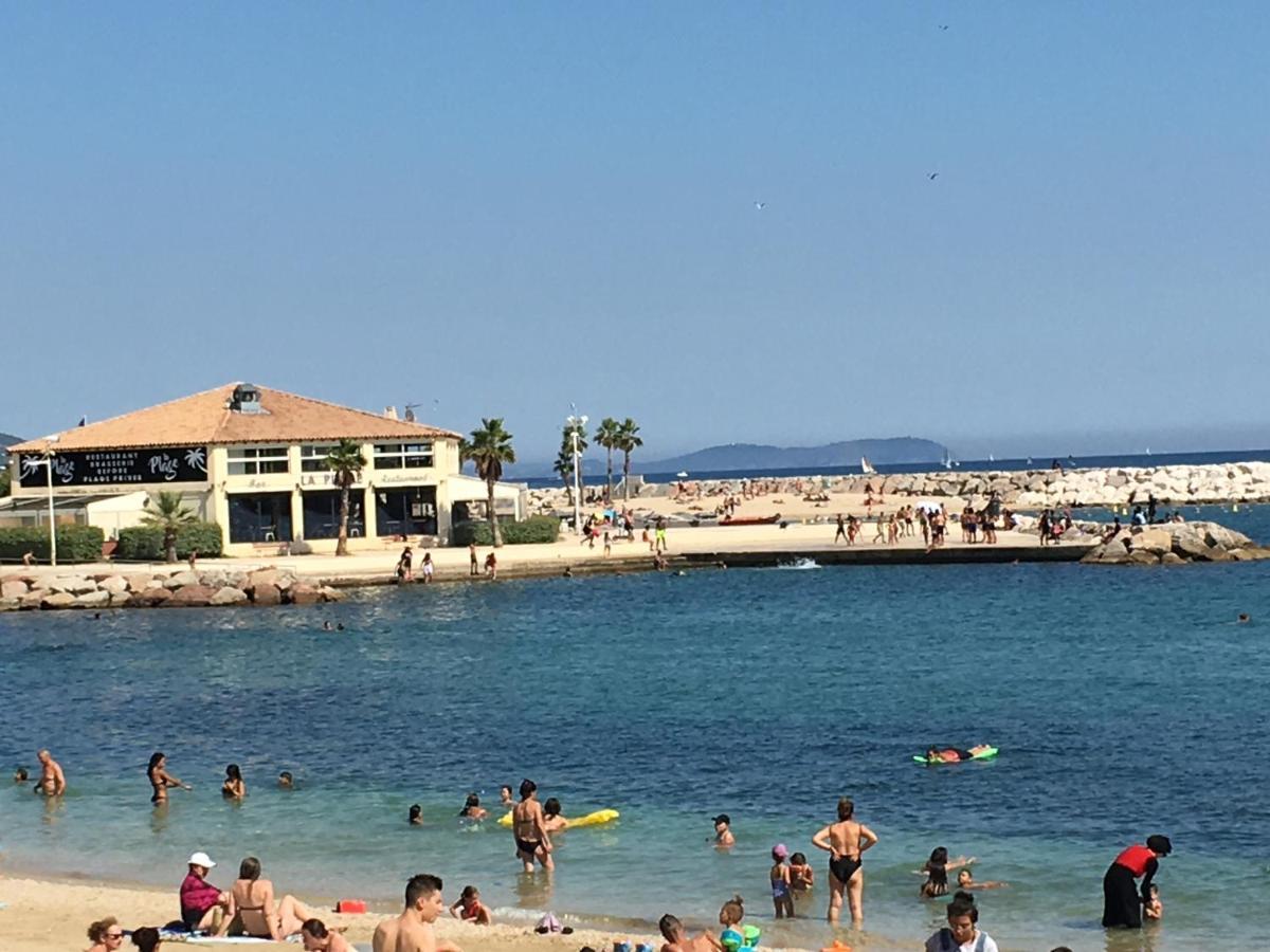 Goeland 3, Climatise, Wifi, Balcons Petite Vue Mer Laterale Au 3 Eme Etage Sans Ascenseur Toulon Luaran gambar