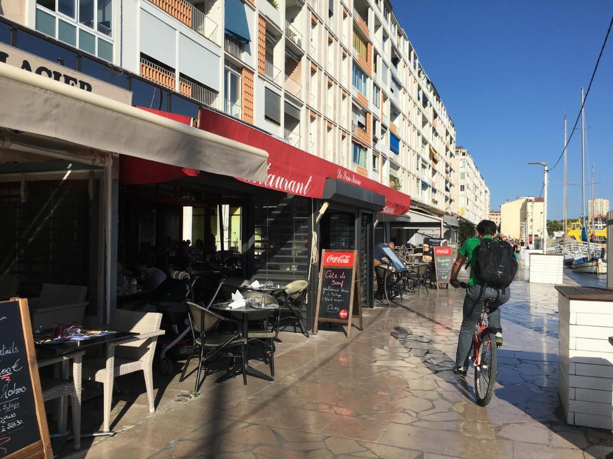 Goeland 3, Climatise, Wifi, Balcons Petite Vue Mer Laterale Au 3 Eme Etage Sans Ascenseur Toulon Luaran gambar
